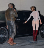 PREMIUM EXCLUSIVE Kanye West and Bianca out for movie night