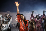 Michael Jackson, în videoclipul piesei „Thriller” (1983)