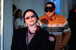 Milan, Celebrity Sightings - Lady Gaga Arrives At Linate Airport Prime For The Two Italian Stops Of The Mayhem Ball Tour At The Unipol Forum Assago