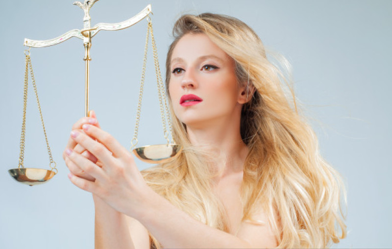 Astrology,And,Horoscope,Concept,,Beautiful,Woman,With,Scales.,Femida.,Libra