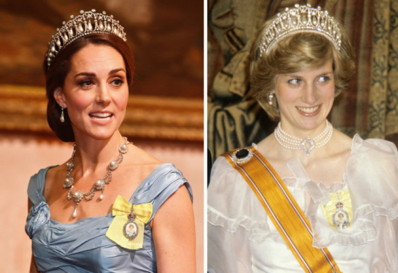 Kate Middleton și Prințesa Diana/ Profimedia