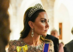 Povestea tiarei purtate de Kate Middleton la nunta prințului moștenitor din Iordania. Legătură de suflet cu prințesa Diana