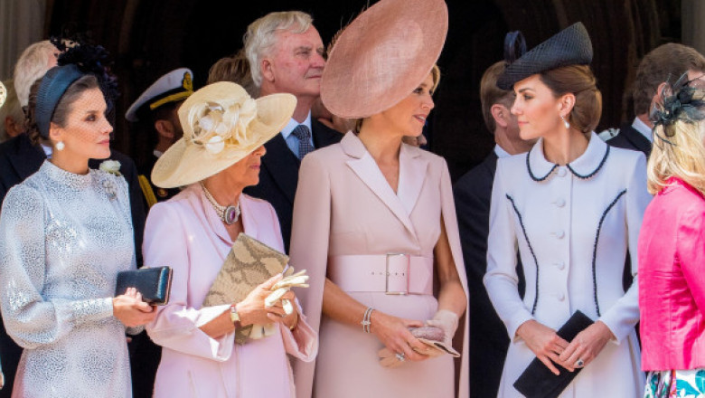 Momentul în care Camilla o întrerupe pe Kate într-o conversație cu Regina Maxima a Olandei. Cum a reacționat soția lui William