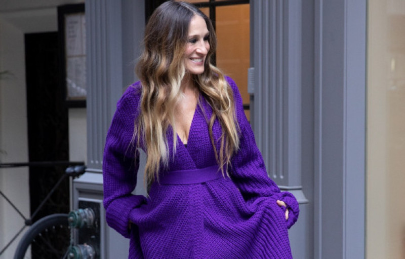 Sarah Jessica Parker Photoshoot at SJP Shoe Store in NYC