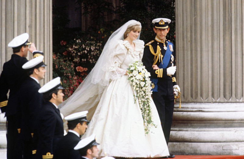 Prințesa Diana, rochie de mireasă/ Profimedia