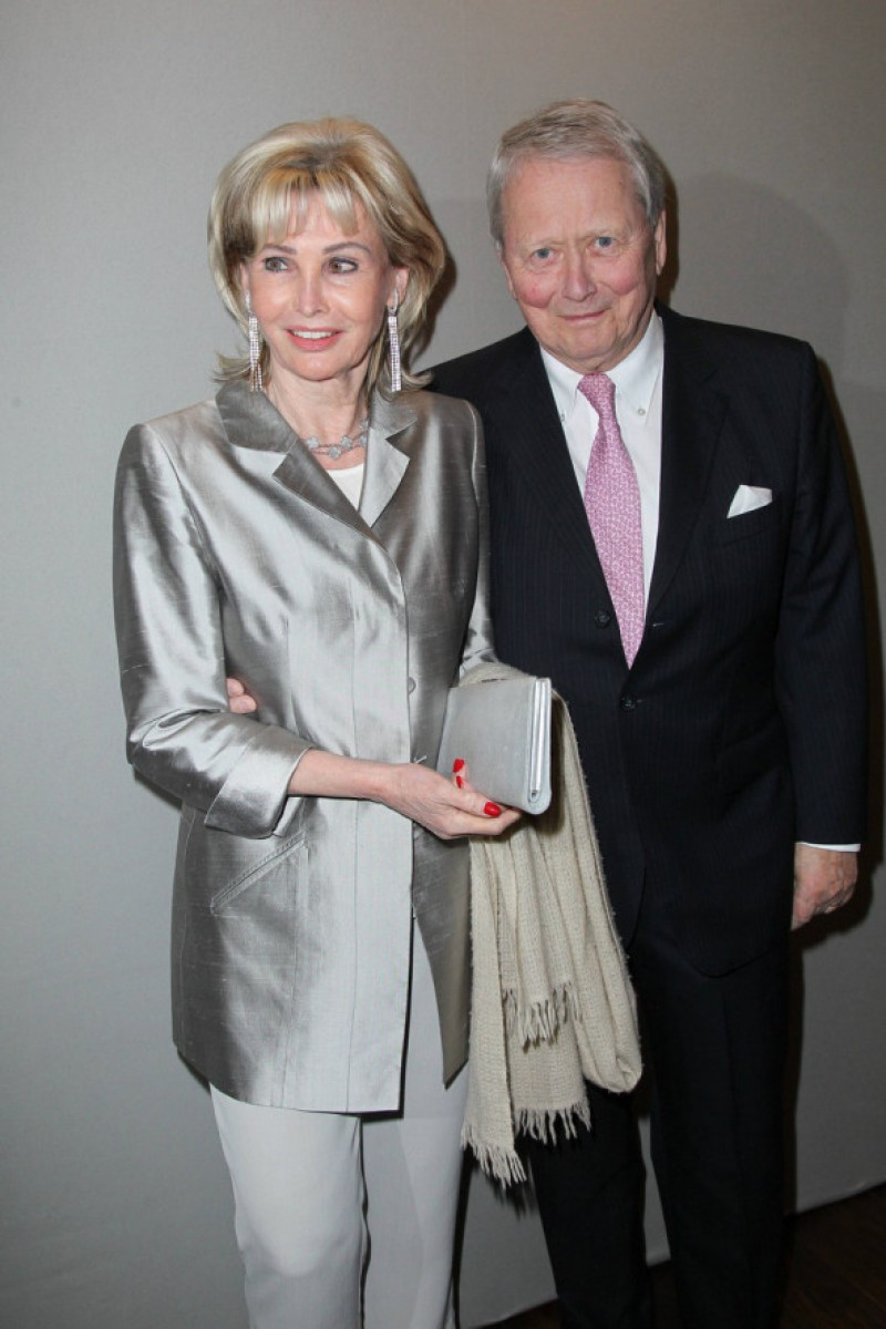 Wolfgang Porsche și soția lui, Claudia