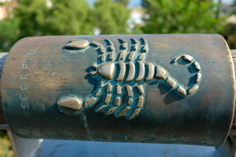 Scorpio,Zodiac,Sign,On,The,Wishing,Bridge,In,Old,City