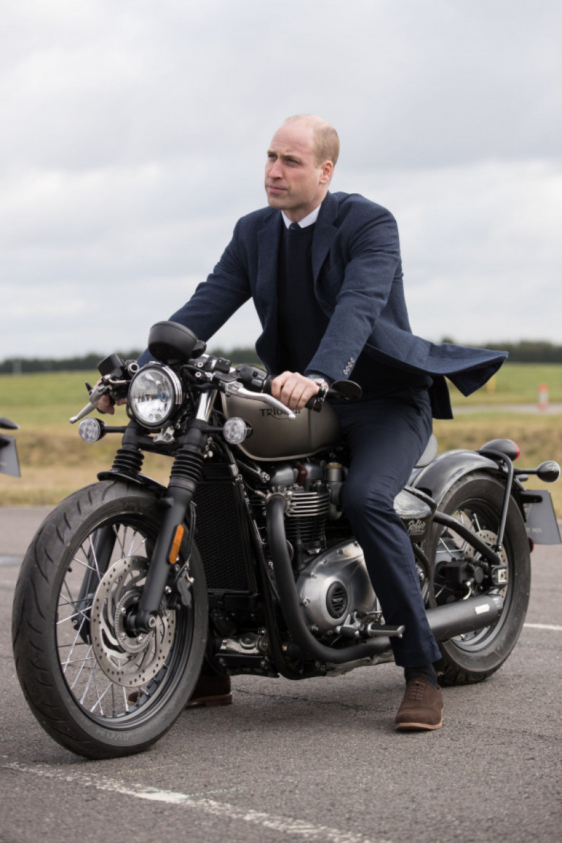 Prințul William are o pasiune pentru motociclete/ Profimedia