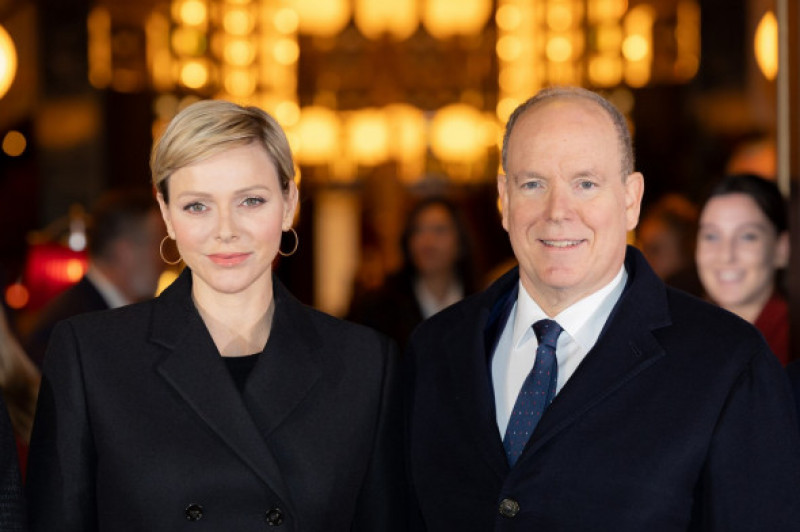Prințesa Charlene de Monaco și prințul Albert
