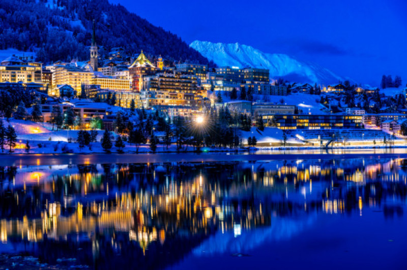 cele mai frumoase stațiuni de schi din Europa - St Moritz