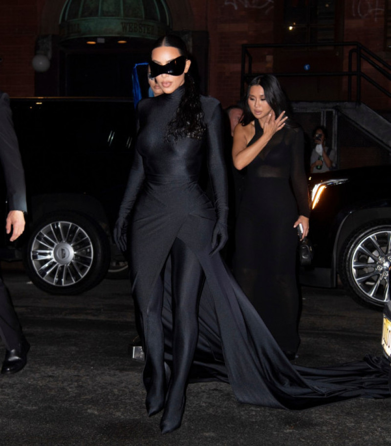 Kim Kardashian at Cathedrale Restaurant after MET Gala, New York, USA - 13 Sep 2021
