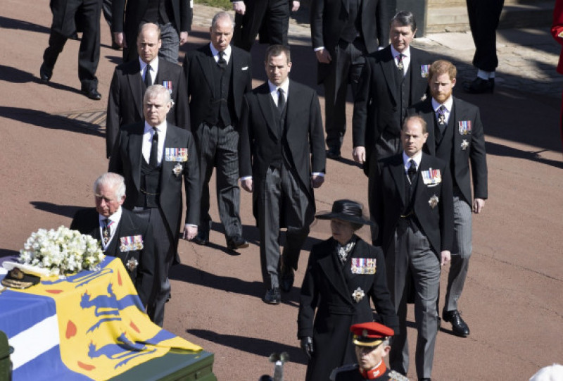 The funeral of Prince Philip, Duke of Edinburgh, Guard Room Roof, Windsor Castle, Berkshire, UK - 17 Apr 2021