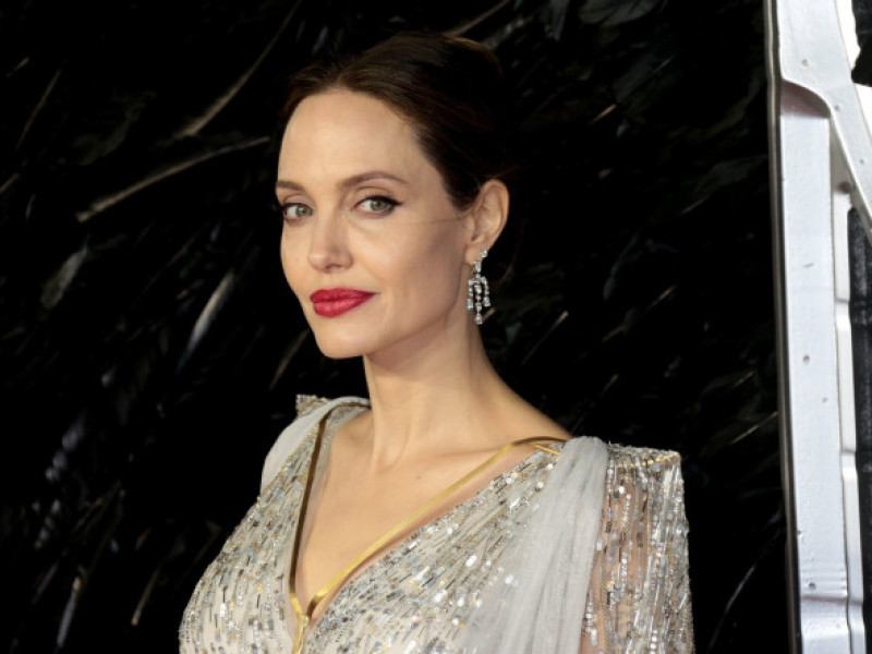 Oct 09, 2019 - London, England, UK - Angelina Jolie arrives at Maleficent: Mistress of Evil European Film Premiere, Odeon Imax