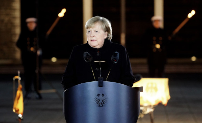 Military Tattoo Ceremony For Angela Merkel