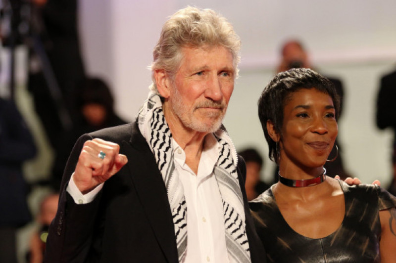 Italy, Lido di Venezia, September 6, 2019 : English rock musician, singer-songwriter, and composer Roger Waters and his new partner Kamilah Chavis wa