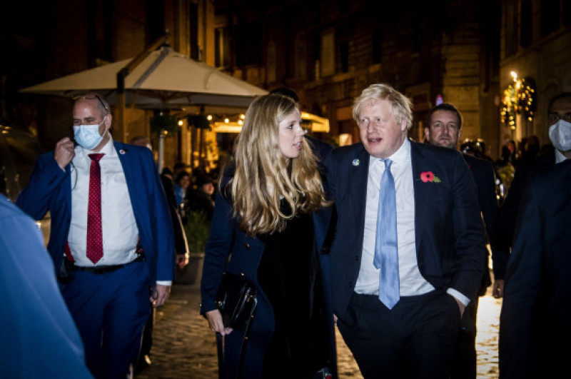 G20 Summit, British Prime Minister Boris Johnson in Rome, Italy - 29 Oct 2021