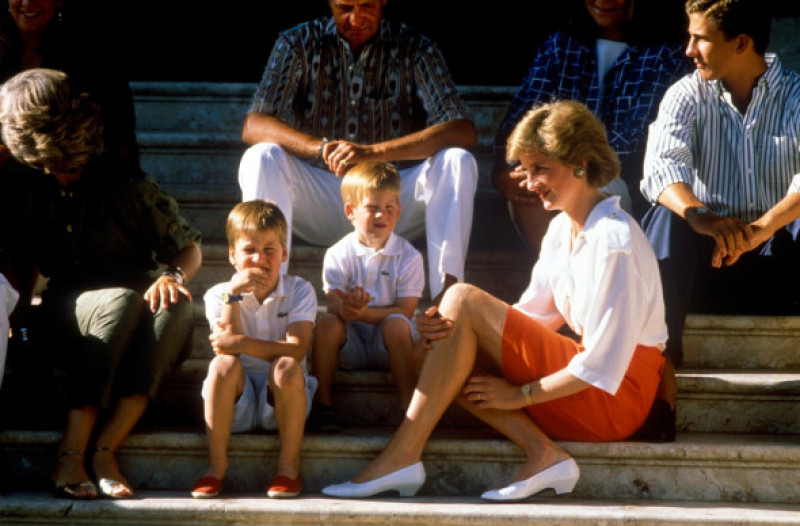 printesa diana, printul harry, printul william