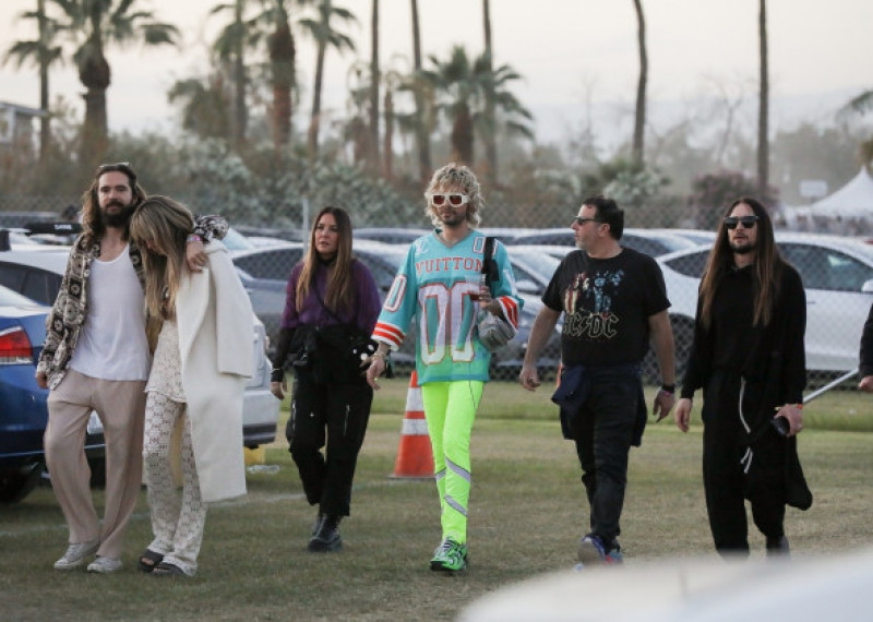 Heidi Klum și Tom Kaulitz la Coachella/ Profimedia