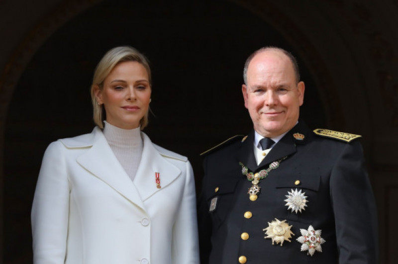 Prințesa Charlene de Monaco și soțul ei, Albert