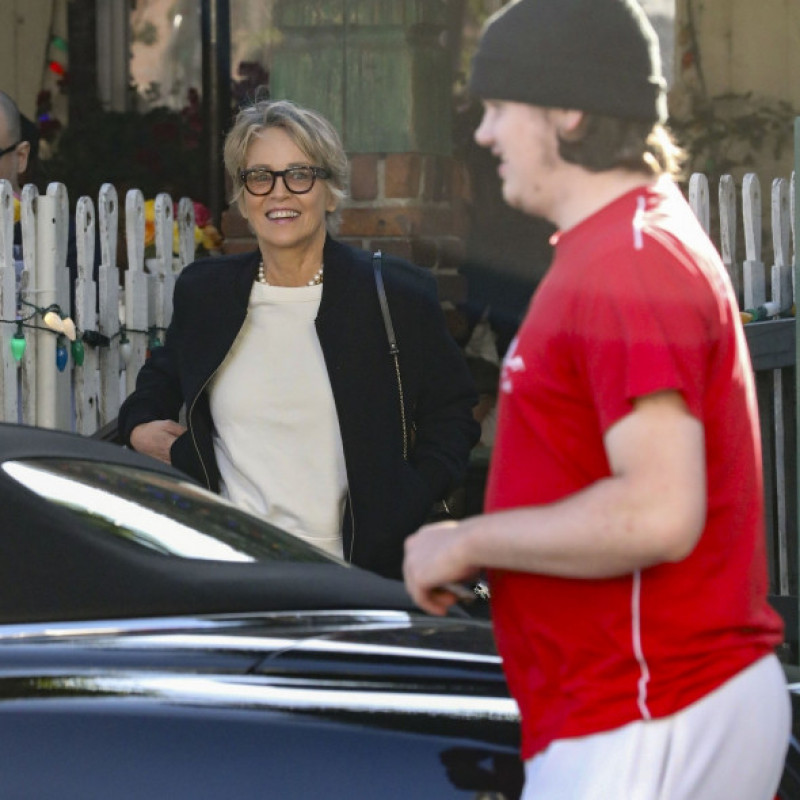 Sharon Stone si fiul ei