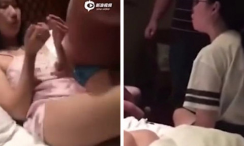 O femeie și-a prins soțul cu amanta, într-o cameră de hotel: „Cum ai îndrăznit?” Imaginile în care îl confruntă sunt virale