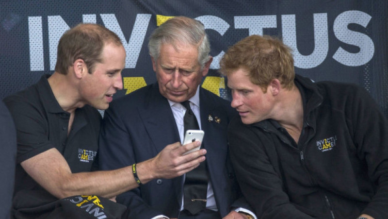 printul william, regele charles, printul harry
