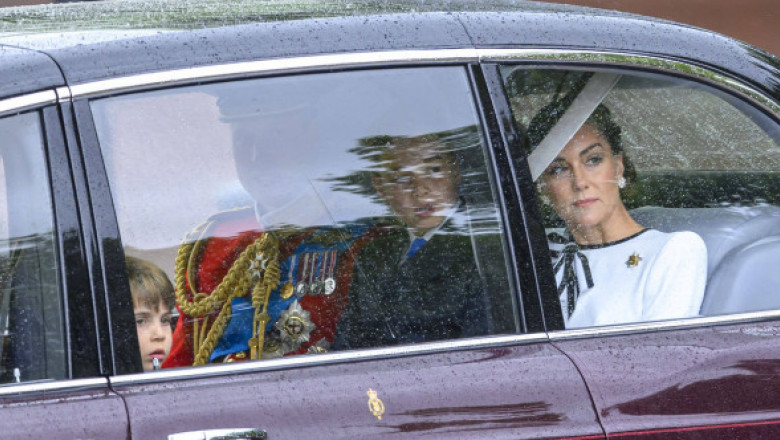 Prinţesa Kate, la Trooping the Colour. Prima ei apariție în public după diagnosticul de cancer