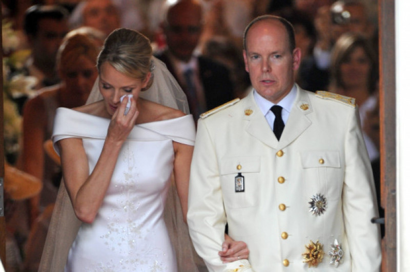 Prince Albert II and Charlene Wittstock Wedding - Saint Devote Church