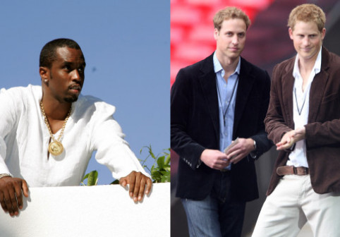 Diddy era „obsedat” de prinții William și Harry. I-a invitat la cel puțin 10 dintre petrecerile sale infame. „Se vedea un rege”