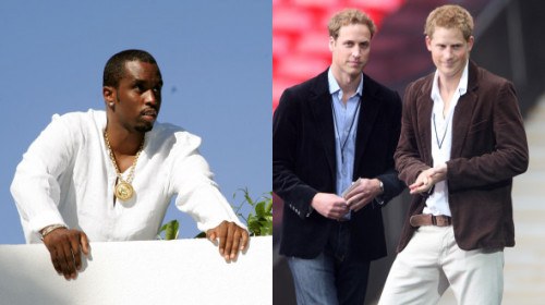 Diddy era „obsedat” de prinții William și Harry. I-a invitat la cel puțin 10 dintre petrecerile sale infame. „Se vedea un rege”