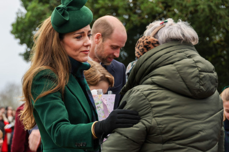 *NO UK PAPERS / MAGAZINES OK* Royal Family At Christmas Day Church Service In Sandringham, Norfolk - 25 Dec 2024