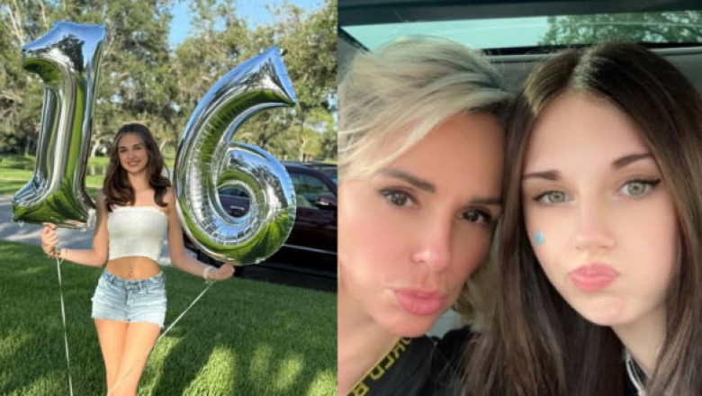 Sara, fiica lui Catrinel Sandu, trăiește visul american. La doar 16 ani are permis și mașină de lux: Continuă să strălucești, fata mea!