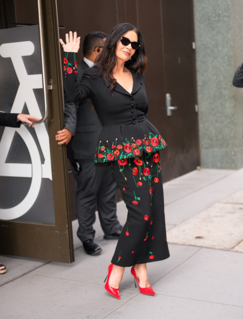 Catherine Zeta-Jones is seen out and about in New York