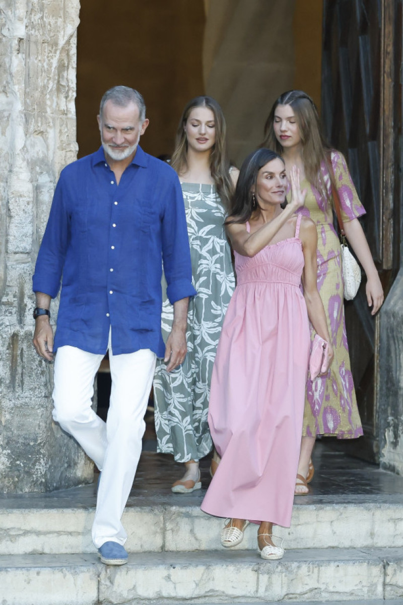 familia regala a spaniei in vacanta