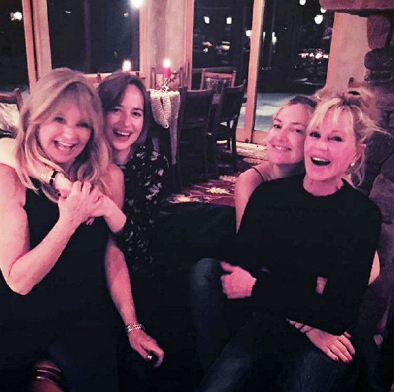 goldie hawn, dakota johnson, melanie griffith, kate hudson