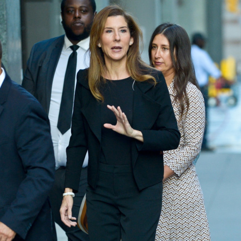 Tennis Legend Monica Seles Greets Fans At Good Morning America In New York City - 12 Aug 2025