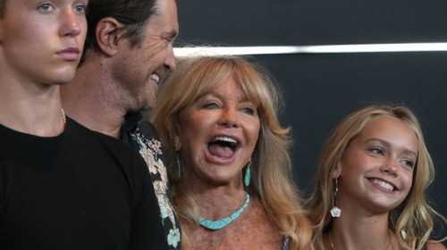 Își adoră cei opt nepoți. Goldie Hawn știe că energica Rio va urma o carieră la Hollywood: Nu cred că avem de ales
