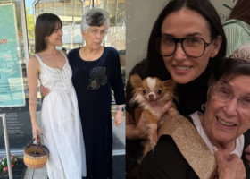Mama actorului Bruce Willis a împlinit 90 de ani. Imaginile dulci cu ea alături de nepoatele sale și de Demi Moore i-au cucerit pe fani