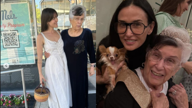 Mama actorului Bruce Willis a împlinit 90 de ani. Imaginile dulci cu ea alături de nepoatele sale și de Demi Moore i-au cucerit pe fani