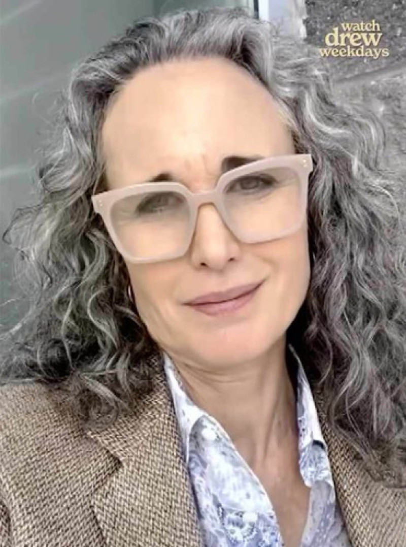 Andie MacDowell shares message about aging on "The Drew Barrymore Show".