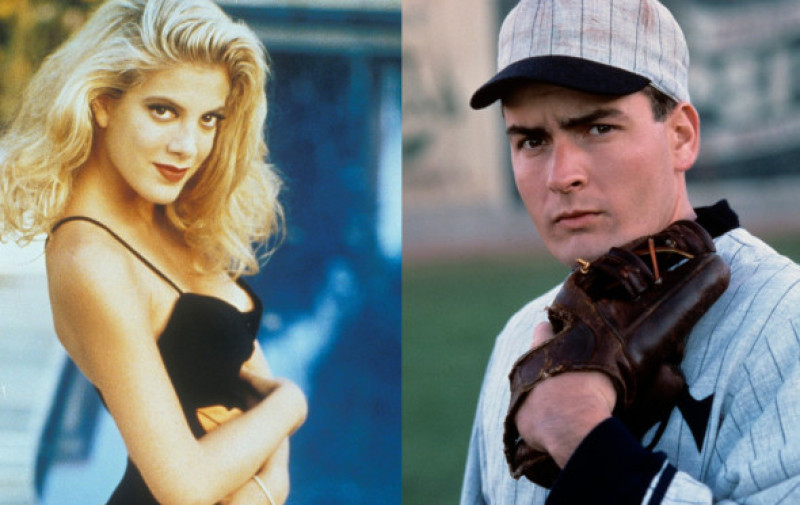 tori spelling si charlie sheen