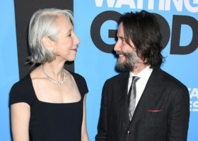 Îndrăgostiții Keanu Reeves și Alexandra Grant, de mână la premiera piesei „Waiting for Godot”, după ce au negat că s-au căsătorit