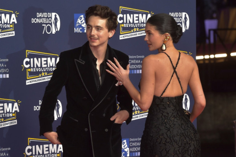Kylie Jenner și Timothée Chalamet/ Profimedia