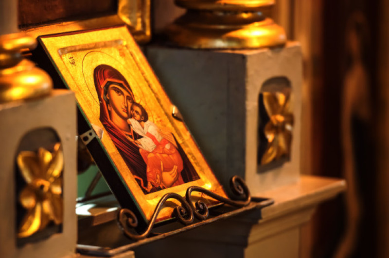 O icoană bizantină/ Shutterstock