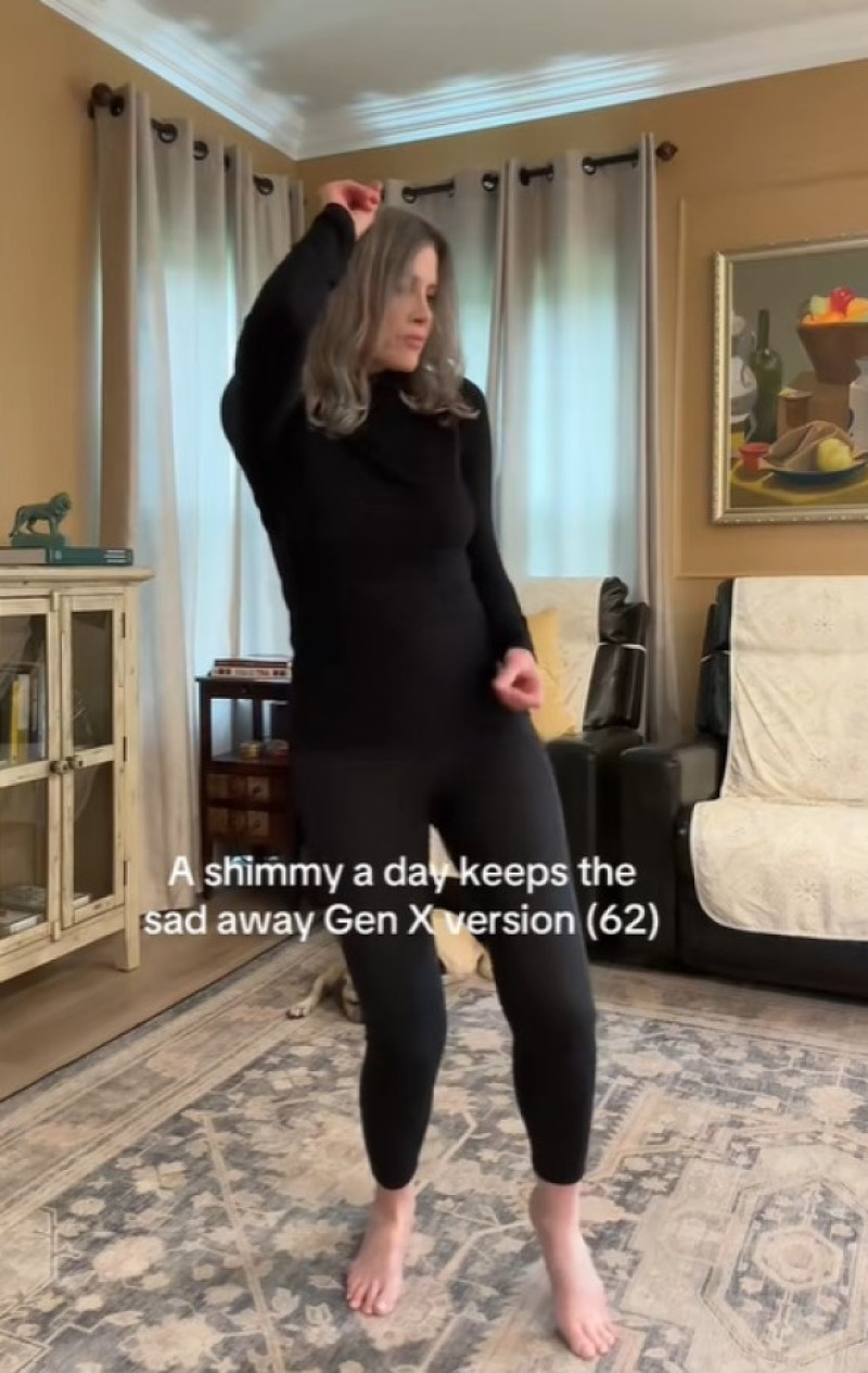 Amy e într-o formă de invidiat la 62 de ani / Credit foto: Captură video TikTok