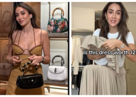 O influenceriță a dat 12.000 € pe o rochie și a cerut părerea fanilor: „Merită investiția?” Cum arată creația extravagantă