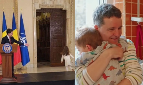 Nicușor Dan, învestit președinte în ziua în care fiica lui a făcut 9 ani. Cu o zi înainte și-a serbat și băiețelul: "Au primit cadouri"