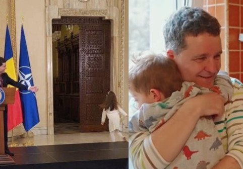 Nicușor Dan, învestit președinte în ziua în care fiica lui a făcut 9 ani. Cu o zi înainte și-a serbat și băiețelul: "Au primit cadouri"