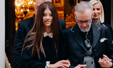 Iulia Albu a postat poze speciale cu fiica ei și fostul soț, Mihai Albu, de la nunta lui: "O surpriză foarte frumoasă și neașteptată"