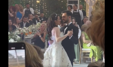 Maria și Milana, fiicele lui Gică Popescu și Adi Ilie, strălucitoare la nunta Kirei Hagi. Copiii generației de aur, în prim-plan